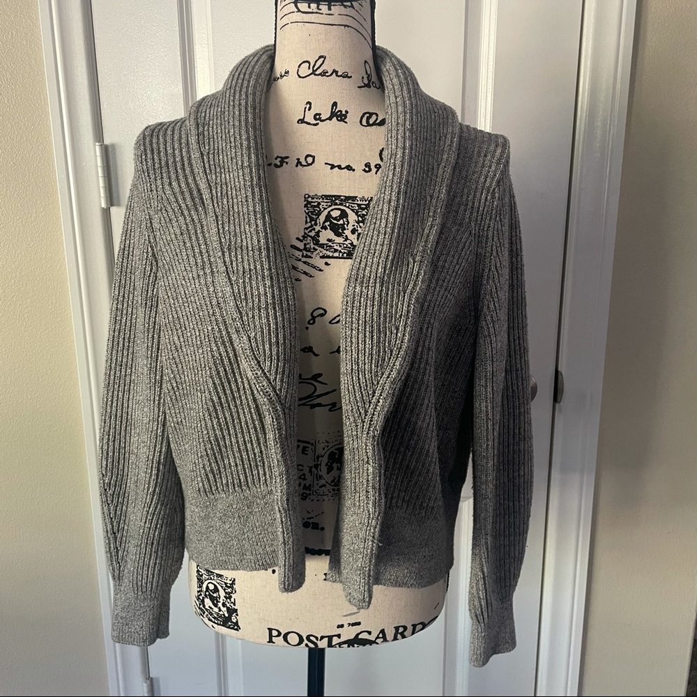 Gap gray knit cardigan